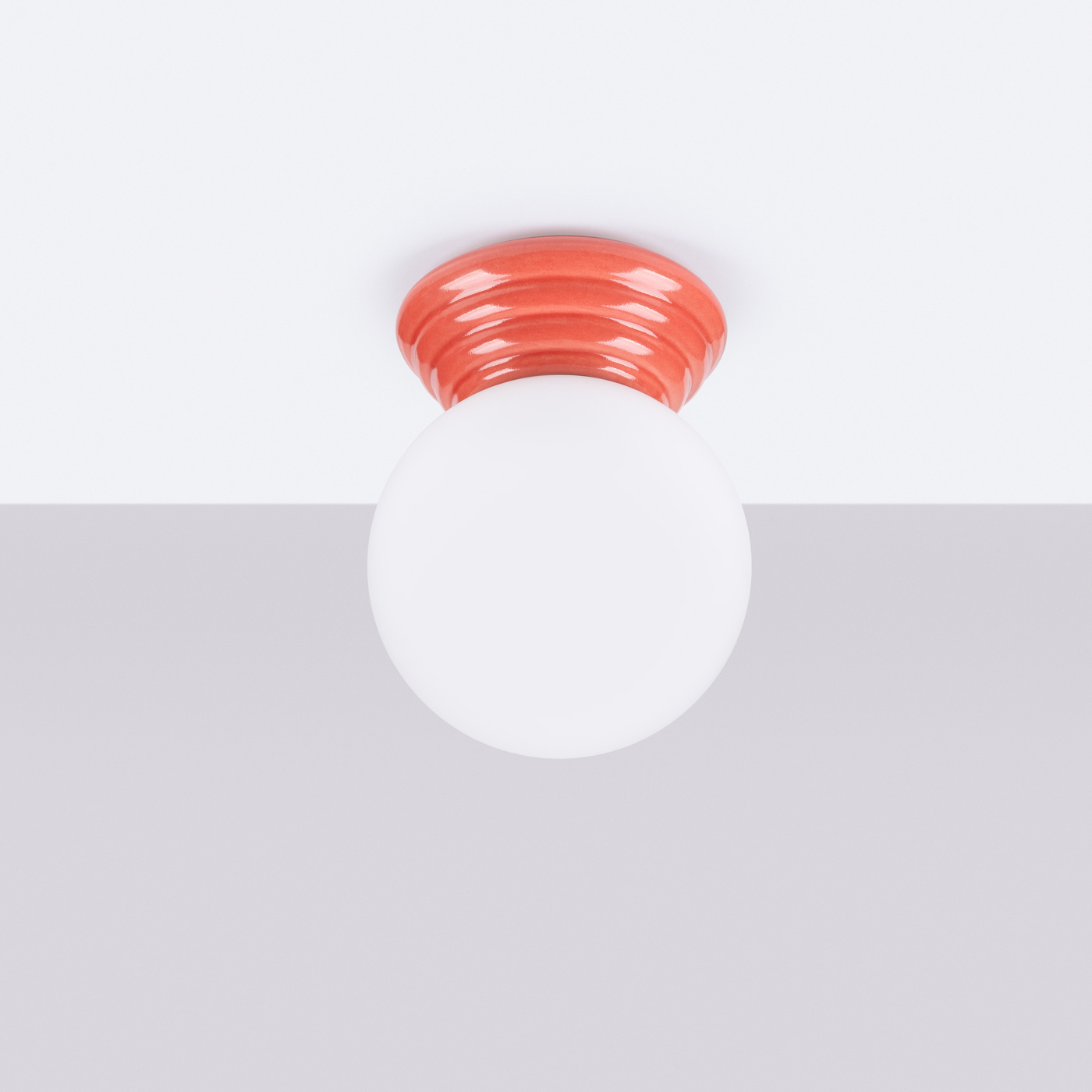 Plafonieră ZORI piersică IP44