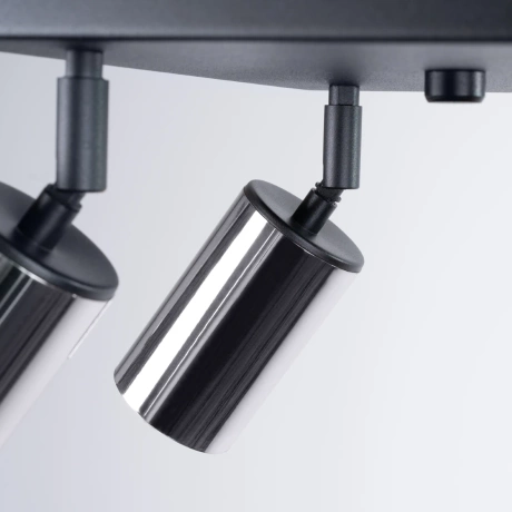 Plafonieră WINX 4 negru/cromo