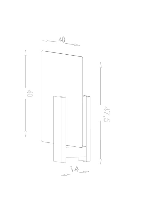 Plafonieră LAPPO alb + 2x bec LED E27 3000K cald 7.5W 620lm