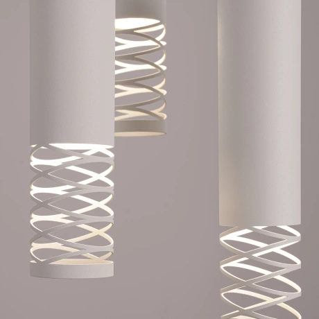 Lampă suspendată LAMI 3P alb