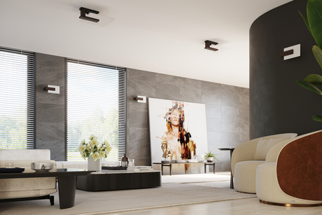 LAPPO lampă de perete wenge + 1x bec LED E14 4000K rece 7.5W 650lm