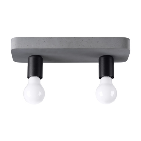 Plafonieră TAVO 2 + 2x bec LED E27 4000K Rece 7.5W 690lm