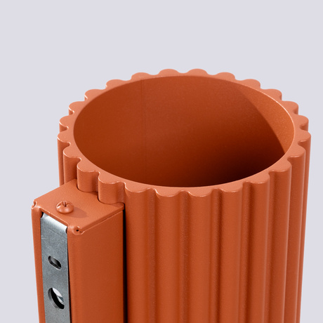 Lampă de perete AURA roșu ochra G9