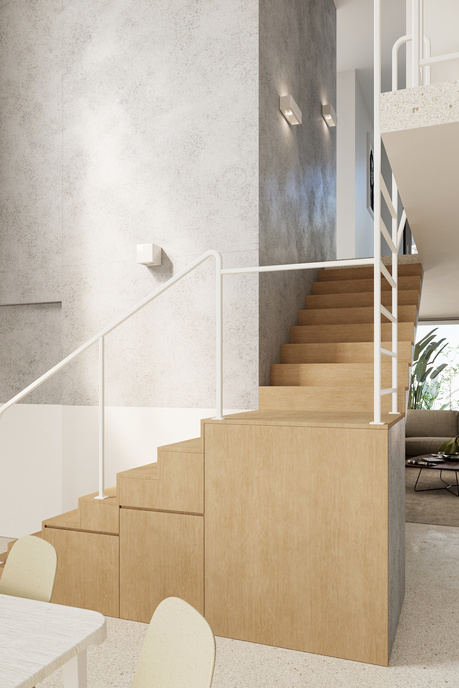 Aplică ceramică SUBANI alb + 1x bec LED E27 3000K cald 7.5W 620lm