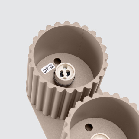 Plafonieră AURA 2 taupe GU10