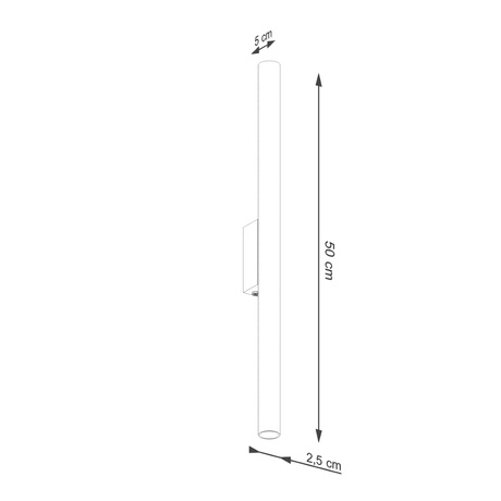 Lampă de perete PASTELO 2 bej