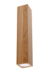Plafonieră KEKE 30 oak + 1x bec LED GU-10 4000K Cold 7W 630lm
