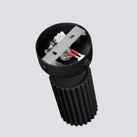 Lampă de perete KARBON negru cu un comutator