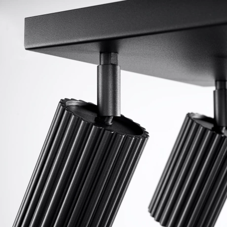 Plafonieră KARBON 4 negru