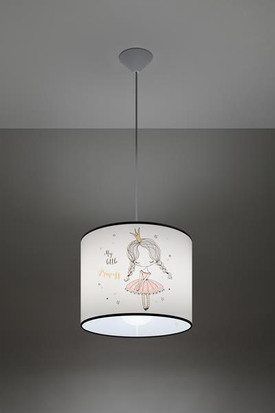PRINCESS 30 lampă suspendată + 1x bec LED E27 4000K rece 7,5W 650lm