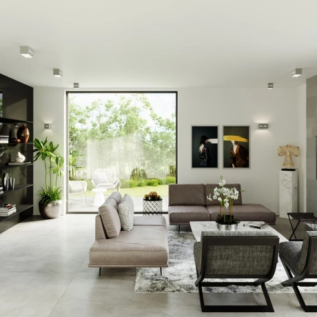 Lampă de perete LOBO MAXI gri