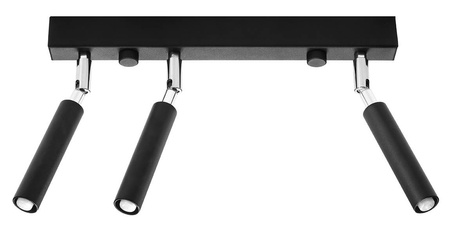 Plafonieră EYETECH 3 negru + 3x bec LED G9 3000K Warm 4.5W 510lm