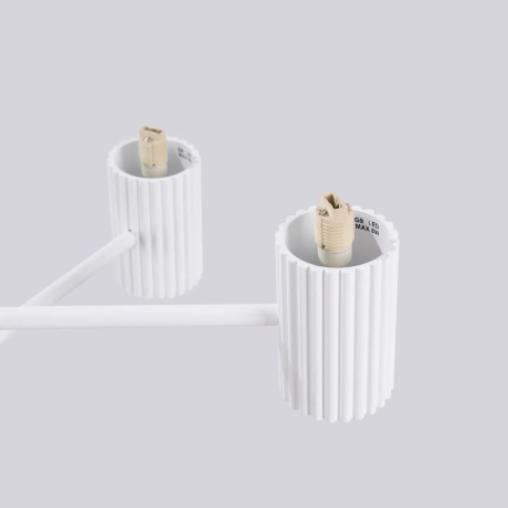 Candelabru HALO 6 alb