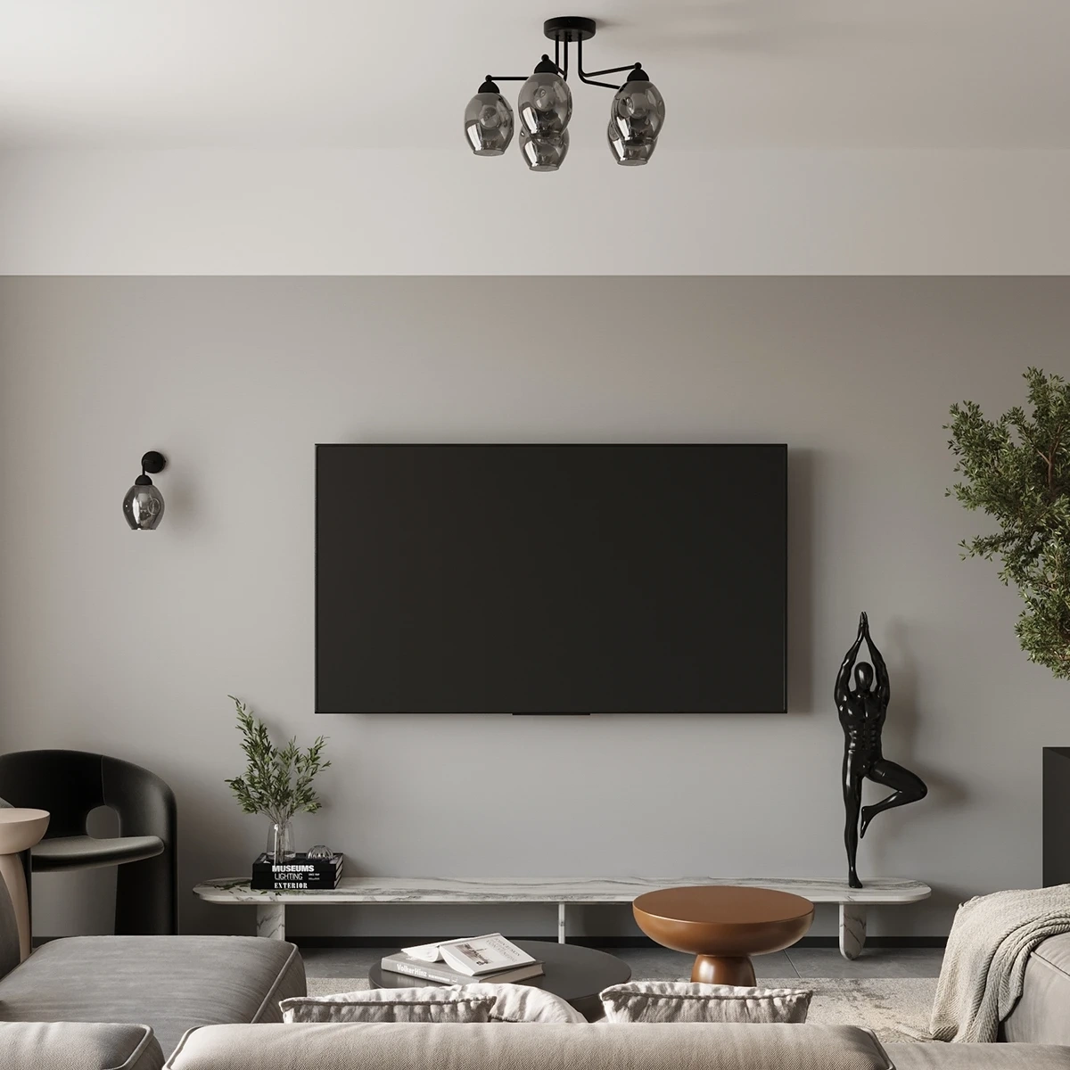 Lampă de perete FILLAN 1 negru