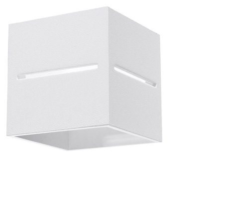 LOBO lampă de perete alb + 1x bec LED G9 4000K rece 4,5W 530lm