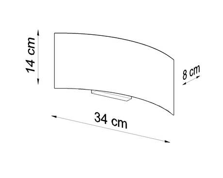 Lampă de perete MAGNUS alb + 2x bec LED G9 4000K rece 4,5W 530lm