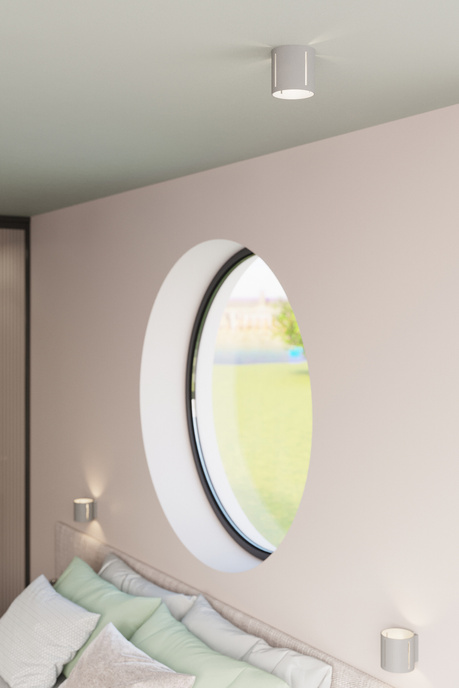 INEZ lampă de perete gri + 1x bec LED G9 3000K Warm 4.5W 510lm