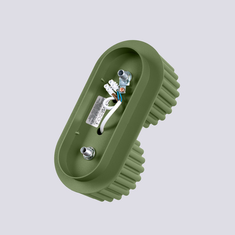 Plafonieră AURA 2 verde măslin Gx53