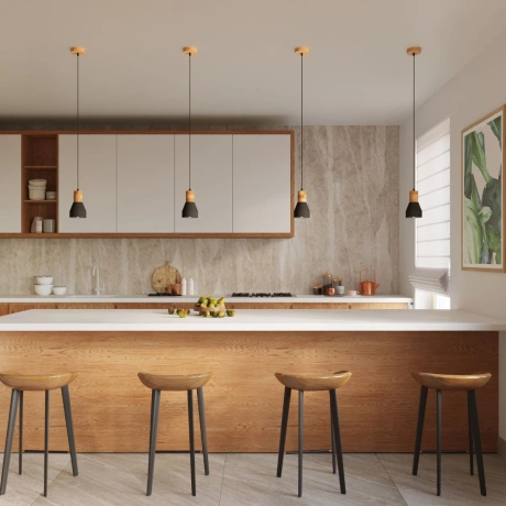 Lampă suspendată QUBIC negru