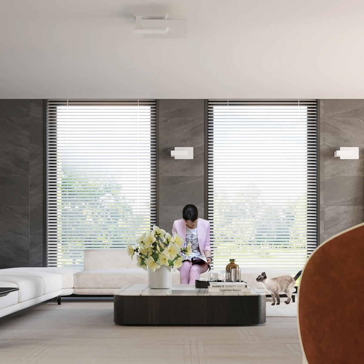 Plafonieră LAPPO alb