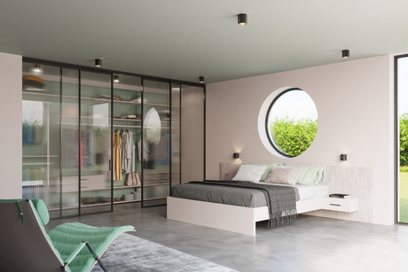 Plafonieră INEZ negru + 1x bec LED G9 4000K rece 4,5W 530lm