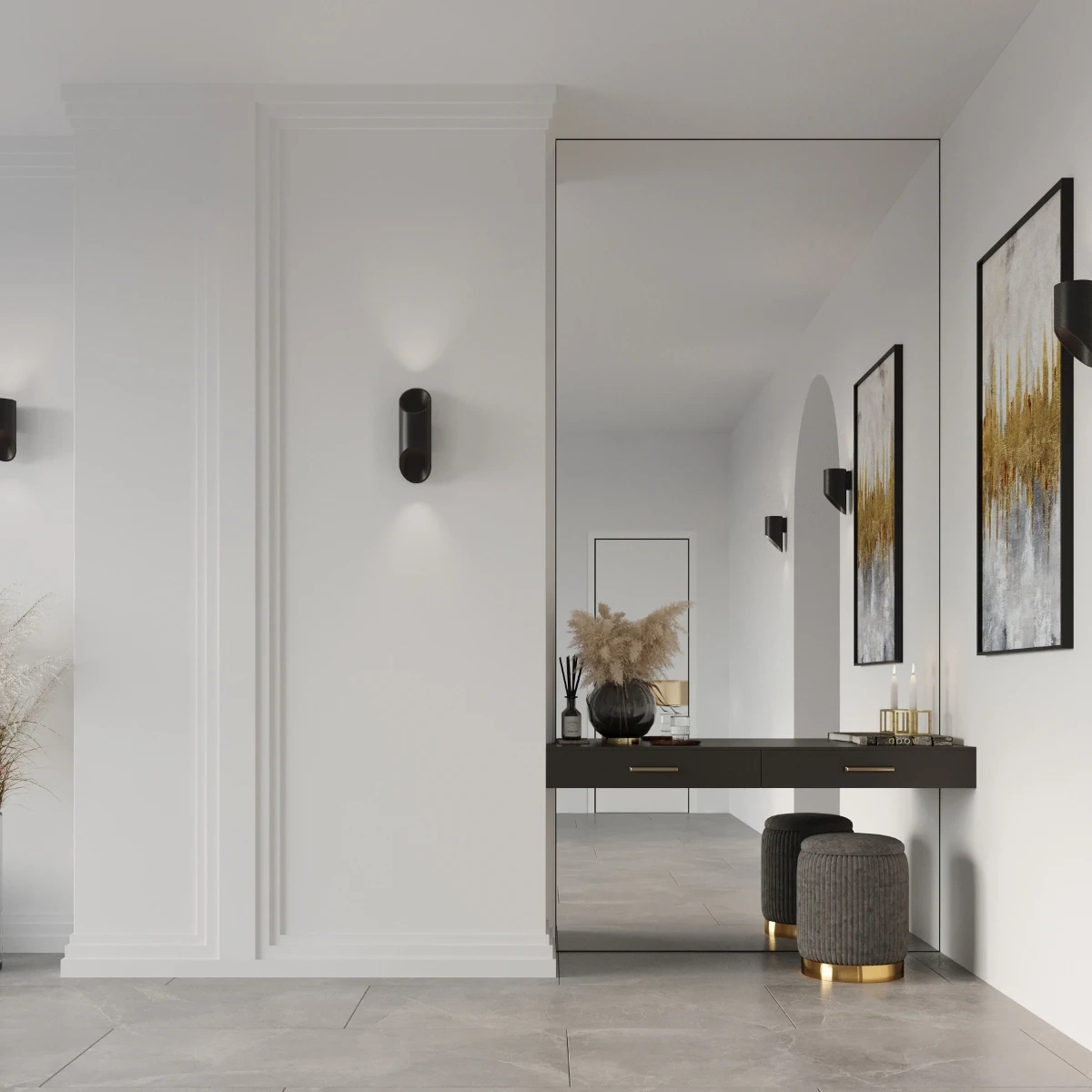 Lampă de perete PENNE 20 negru