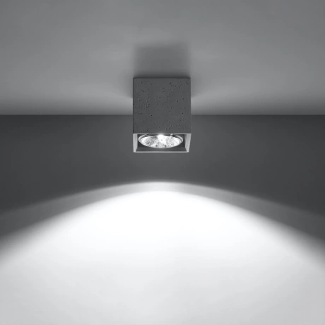 Plafonieră VALDE beton