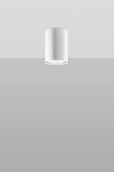 Lampă de plafon LAGOS 10 alb +1x Bec LED GU-10 4000K rece 7W 630lm