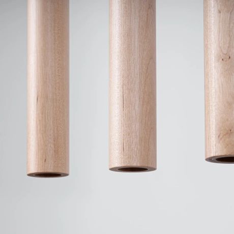 Lampă suspendată PASTELO 5L lemn