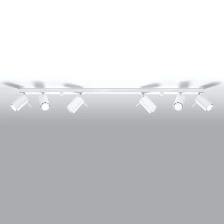 Plafonieră RING 6L alb