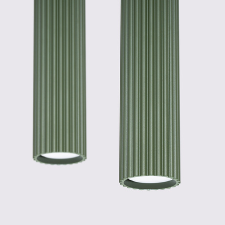 Lampă suspendată KARBON 2 verde măsliniu