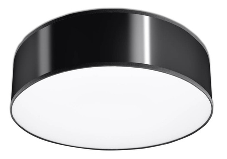 Plafonieră ARENA 35 BLACK + 2x bec LED E27 3000K Warm 7.5W 620lm