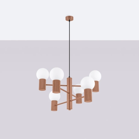 Candelabru HALO 6 mocha