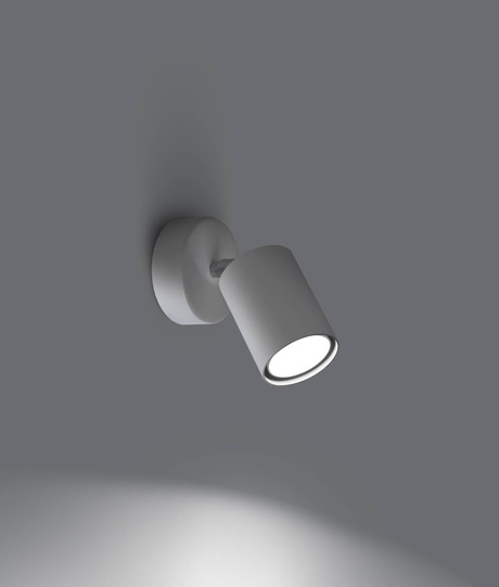 Lampă de perete LEMMI 1 alb + 1x bec LED GU-10 4000K rece 7W 530lm