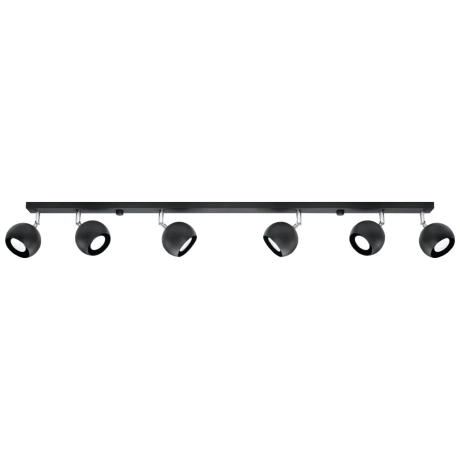 Plafonieră OCULARE 6L negru