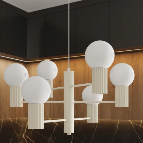 Candelabru HALO 6 bej