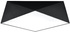 Plafonieră HEXA 45 BLACK + 3x bec LED E27 3000K Warm 7.5W 620lm