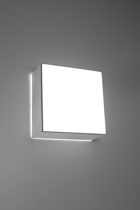 Plafonieră HORUS 25 GREY + 1x bec LED E27 4000K Cold 7.5W 650lm