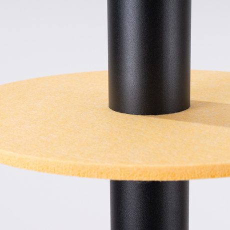 Lampă suspendată PELTA 1 negru/galben