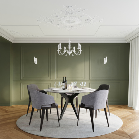 MINERWA lampă de perete alb + 1x bec LED E14 3000K cald 7.5W 620lm