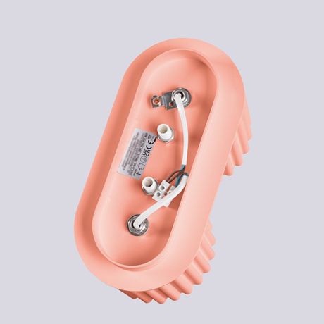 Plafonieră AURA 2 piersică GU10