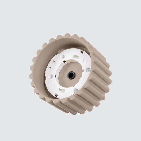 Plafonieră AURA 1 taupe Gx53