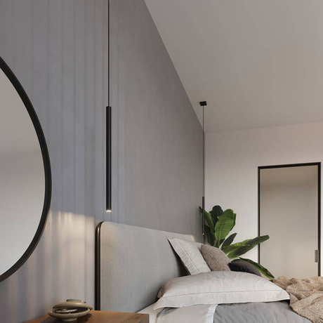 PASTELO 3 lampă suspendată negru + 3x bec LED G9 4000K rece 4,5W 530lm