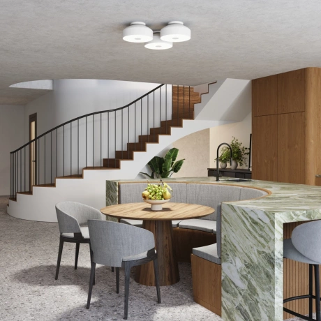 Plafonieră OMIQ alb