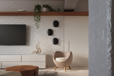 Lampă de perete SENSES negru + 2x bec LED G9 4000K rece 4,5W 530lm