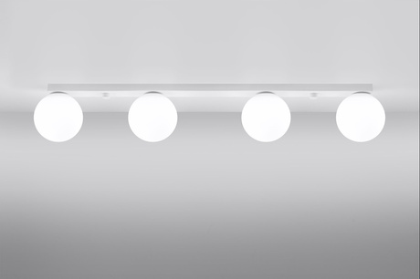 Plafonieră YOLI 4 alb + 4x bec LED G9 3000K Warm 4.5W 450lm