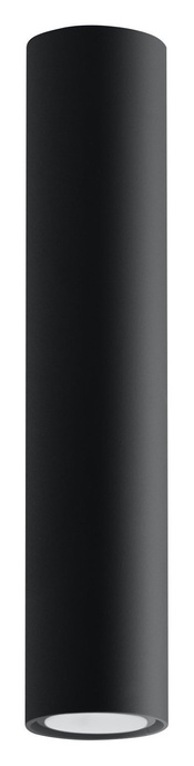 Plafonieră LAGOS 30 negru + 1x bec LED GU-10 3000K cald 7W 620lm