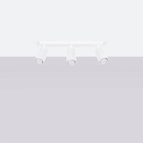 Plafonieră KARBON 3L alb