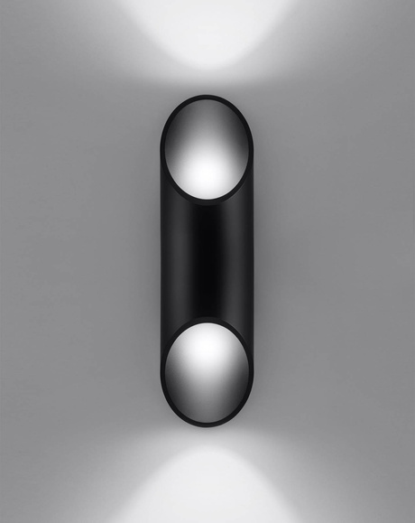 Lampă de perete PENNE 30 negru + 1x bec LED G9 4000K Cold 4,5W 530lm