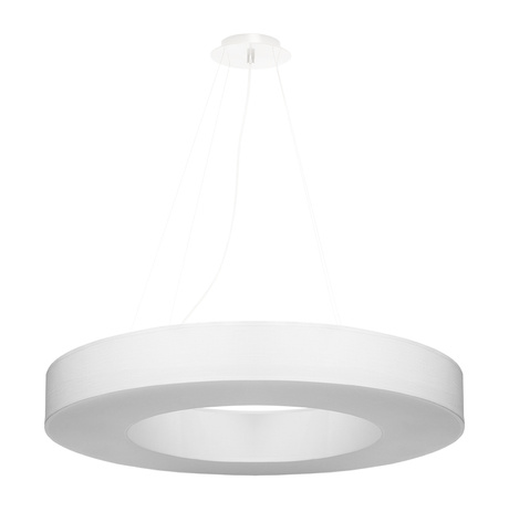 Candelabru SATURNO SLIM 70 alb + 6x bec LED E27 4000K rece 7.5W 650lm